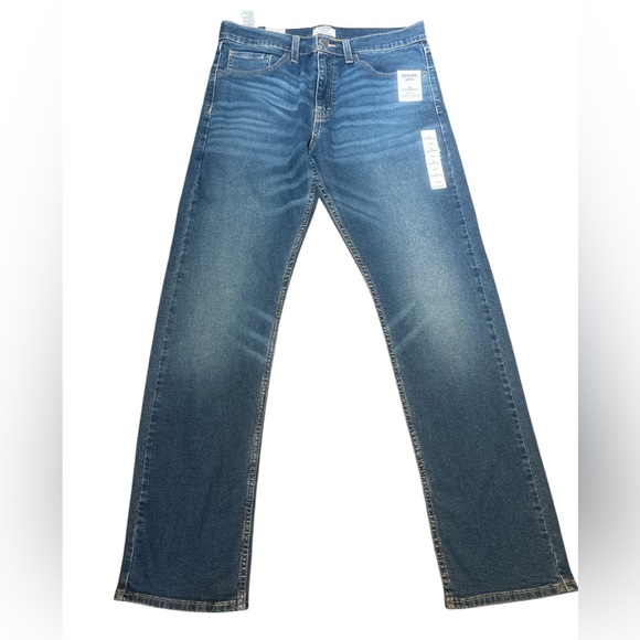 Denizen from Levi's Blue Straight Leg Jeans - Picture 1 of 7